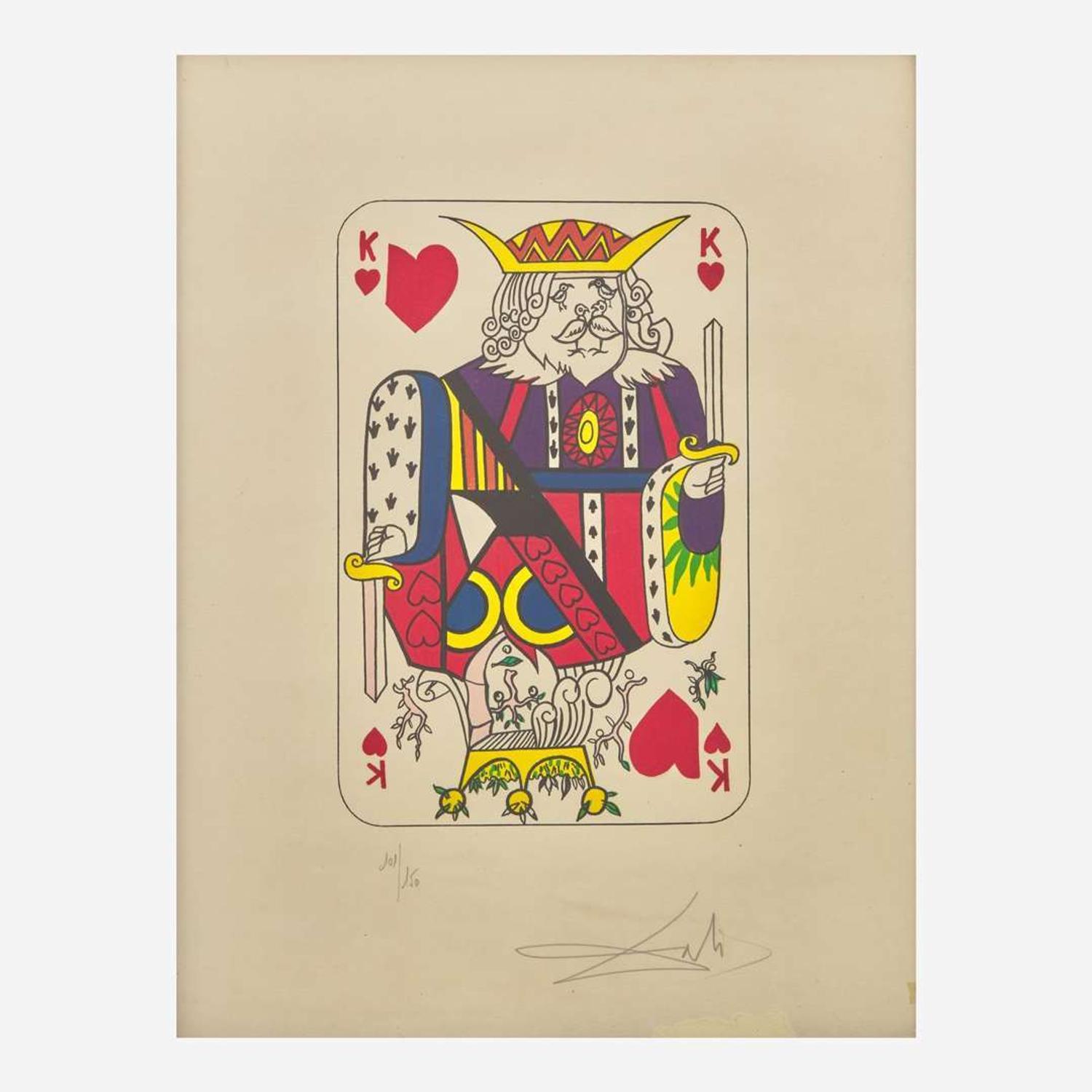 Salvador Dalí (Spanish, 1904-1989) King of Hearts