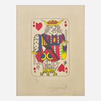 Salvador Dalí (Spanish, 1904-1989) King of Hearts