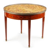 A Louis XVI Style Marquetry Bouillotte Table