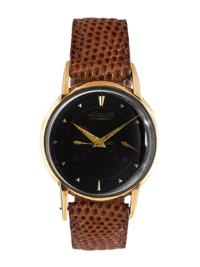 LeCOULTRE, VINTAGE, 10K GOLD-FILLED 'FUTUREMATIC' WRISTWATCH