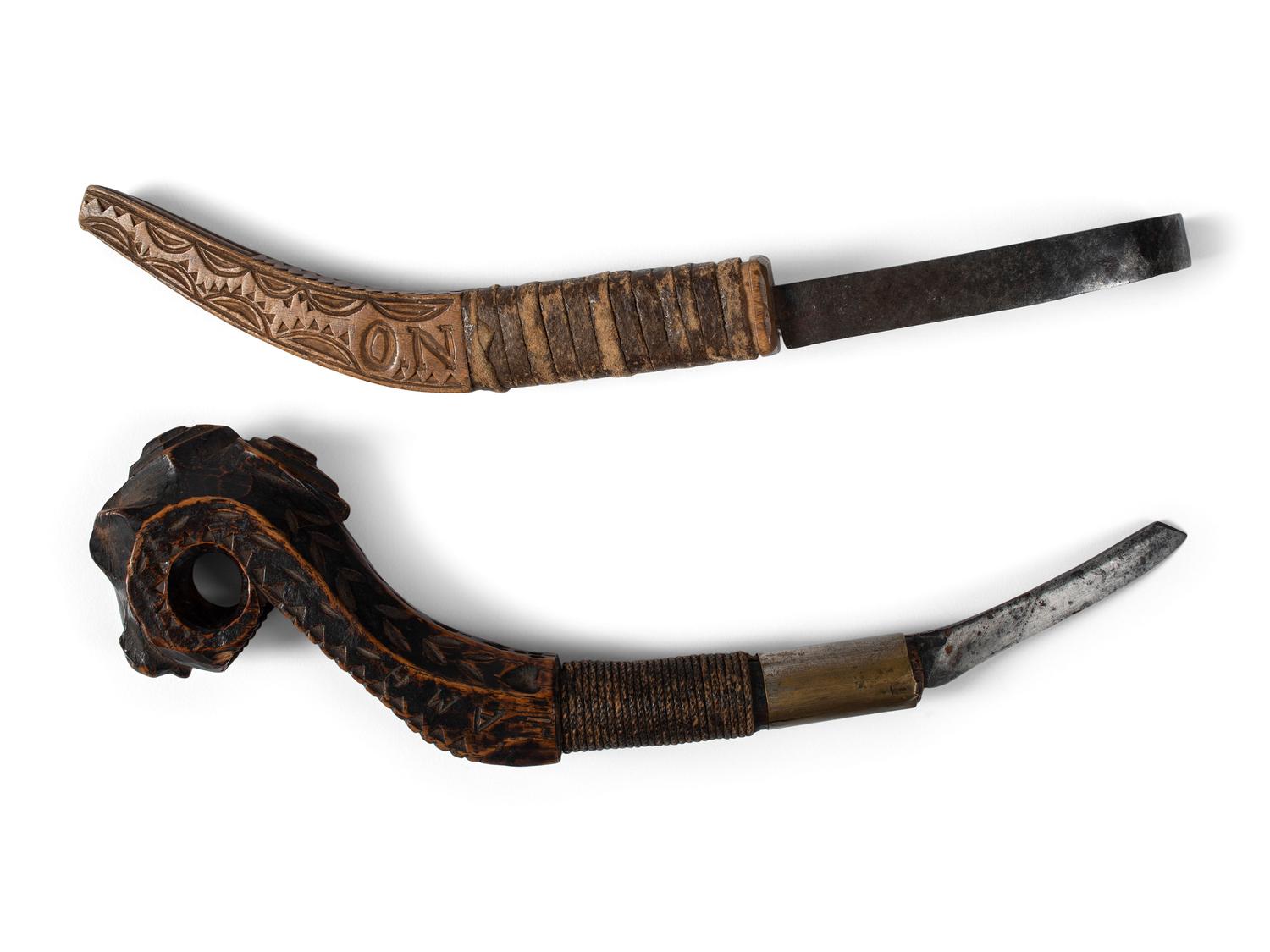 Great Lakes Decorated Crooked Knives