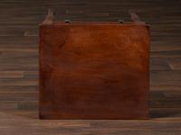 A Federal Turned and Figured Mahogany Two-Drawer Work Stand