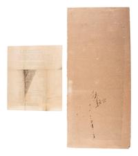 [ILLINOIS]. A group of 5 early Illinois land sale broadsides, comprising: