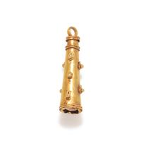 A Roman Gold Hercules Club Pendant