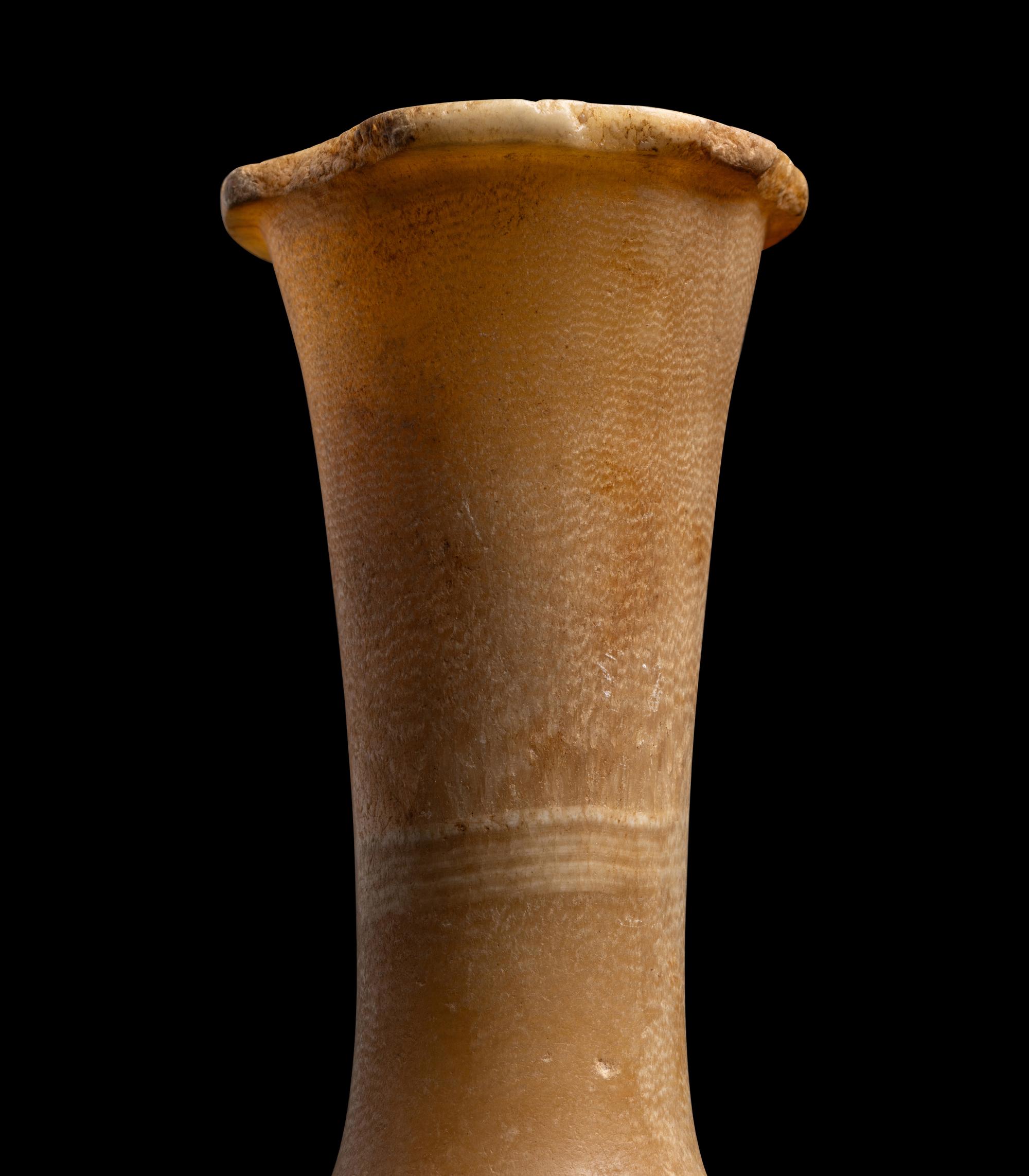 An Egyptian Alabaster Vessel