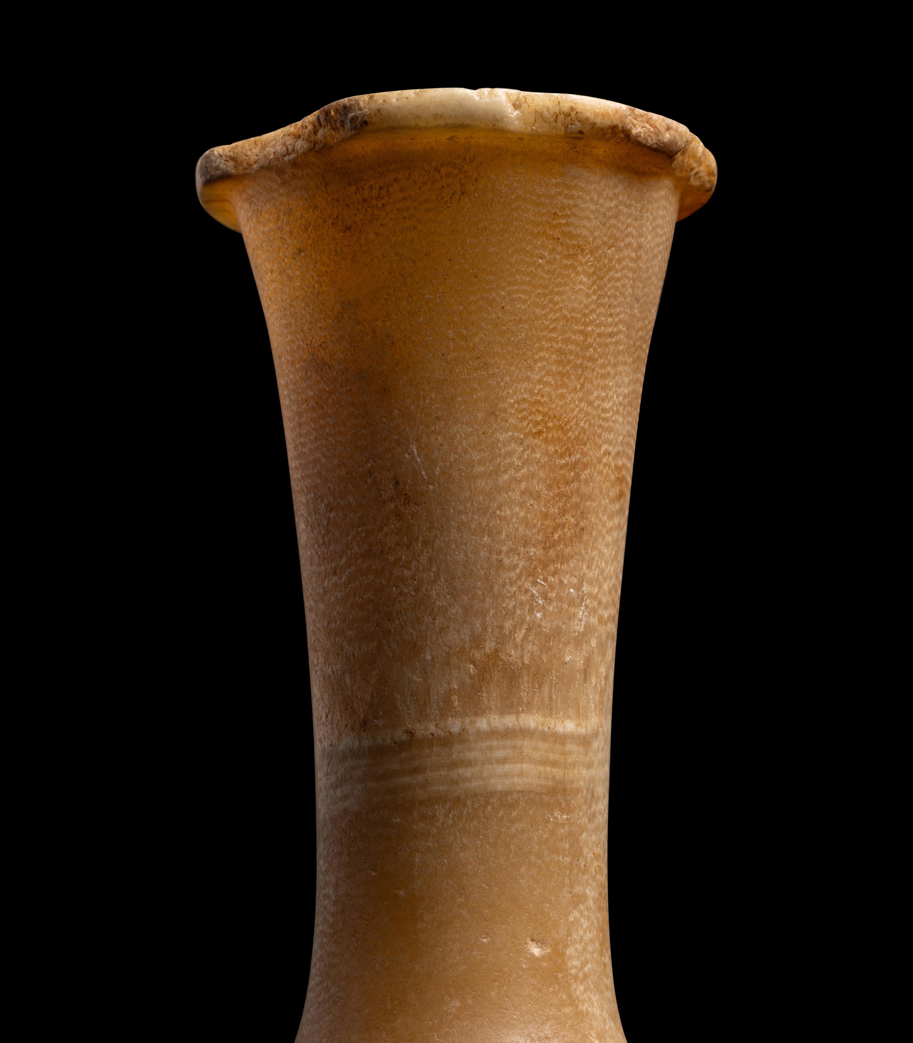 An Egyptian Alabaster Vessel