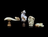 Four Chinese Jade Carvings