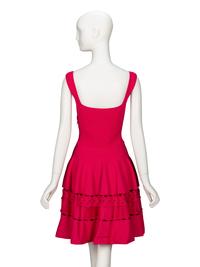 Alexander McQueen, Hot Pink Knit Dress