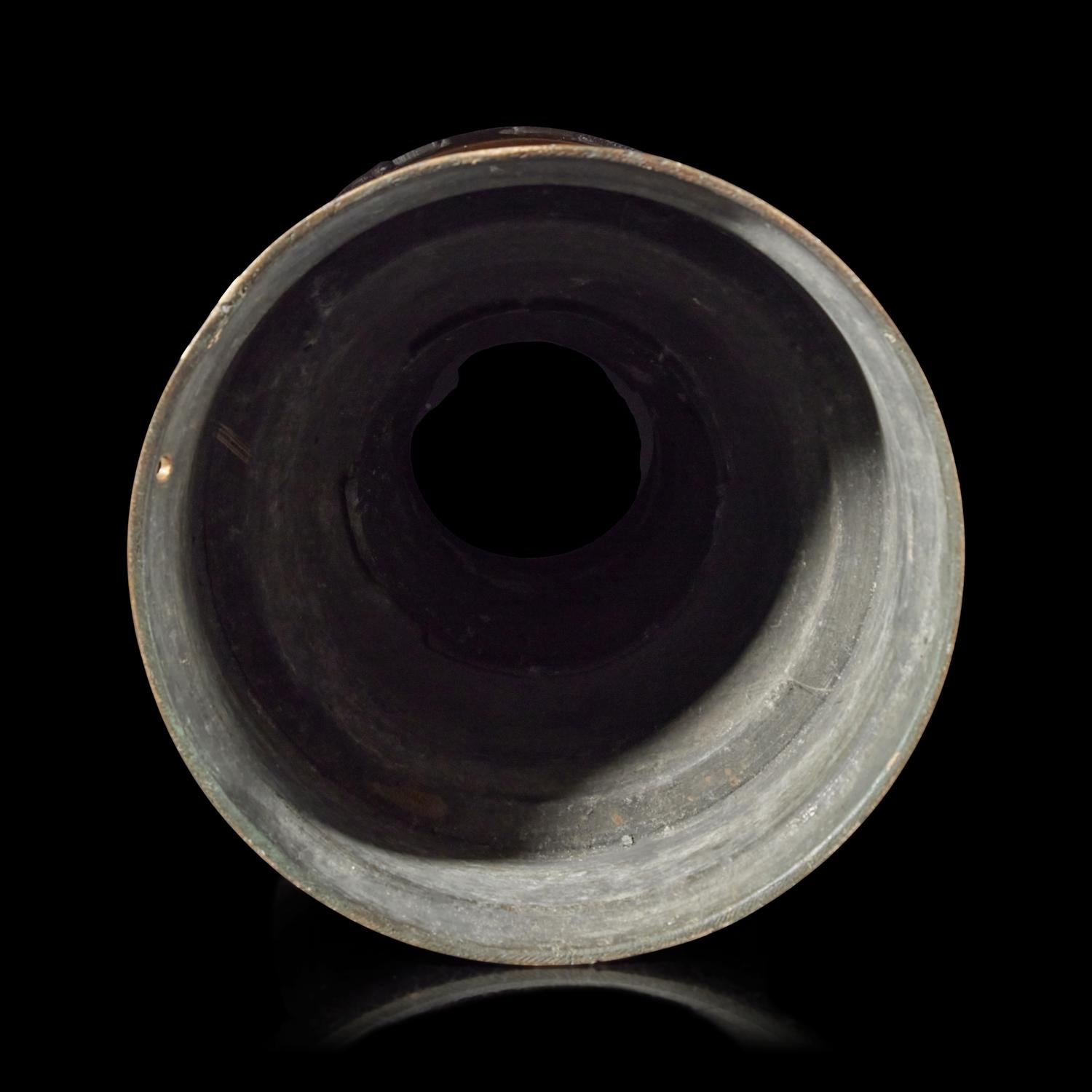 A Japanese Patinated Bronze Lantern, Late Meiji Period — 日本明治时代晚期 铜香炉