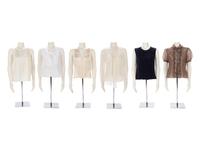Six Designer Tops: Three Chanel, One Rena Lange, One Valentino, One Derek Lam, ca.2002-2009