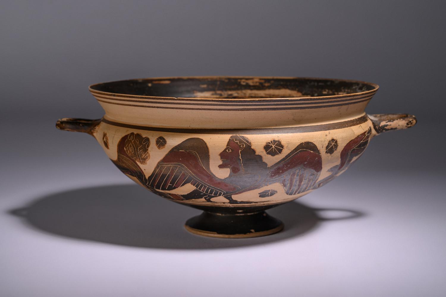 A Corinthian Black-Figured Kylix