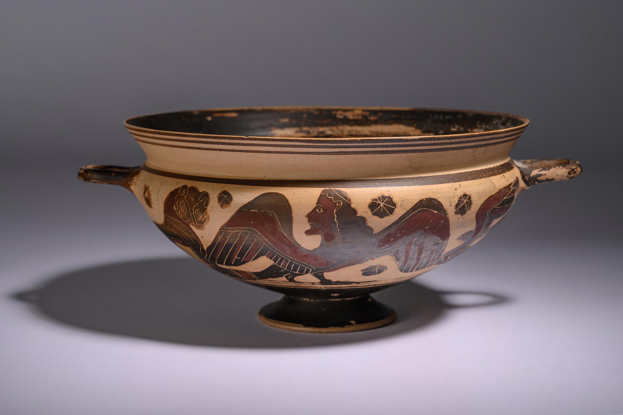 A Corinthian Black-Figured Kylix