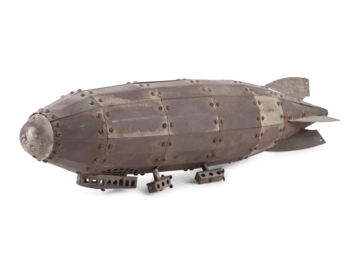 A Scratch-Made Zeppelin or Dirigible Model