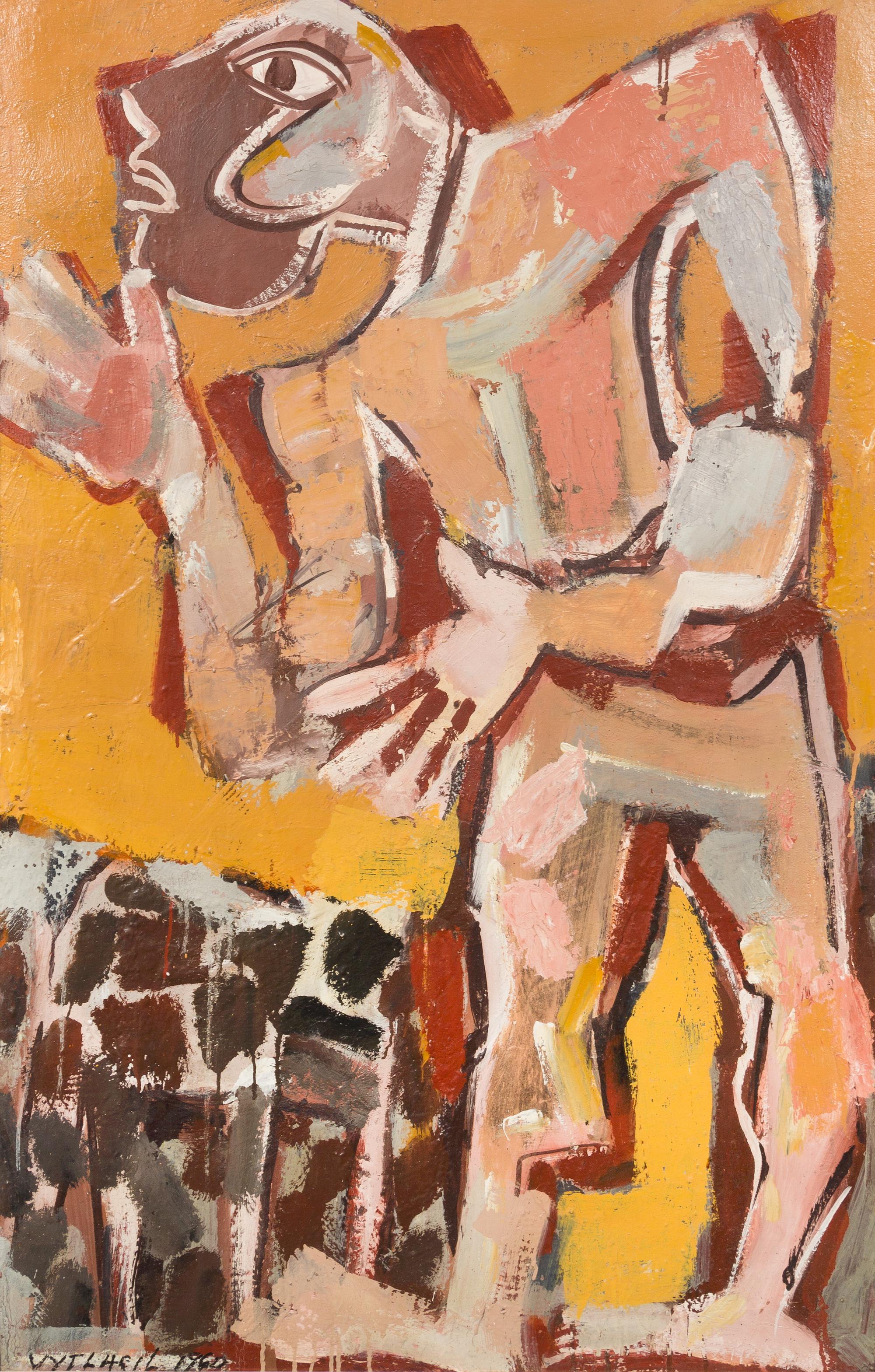 Vaclav Vytacil, (American, 1892-1984), Zapotic Man, 1964