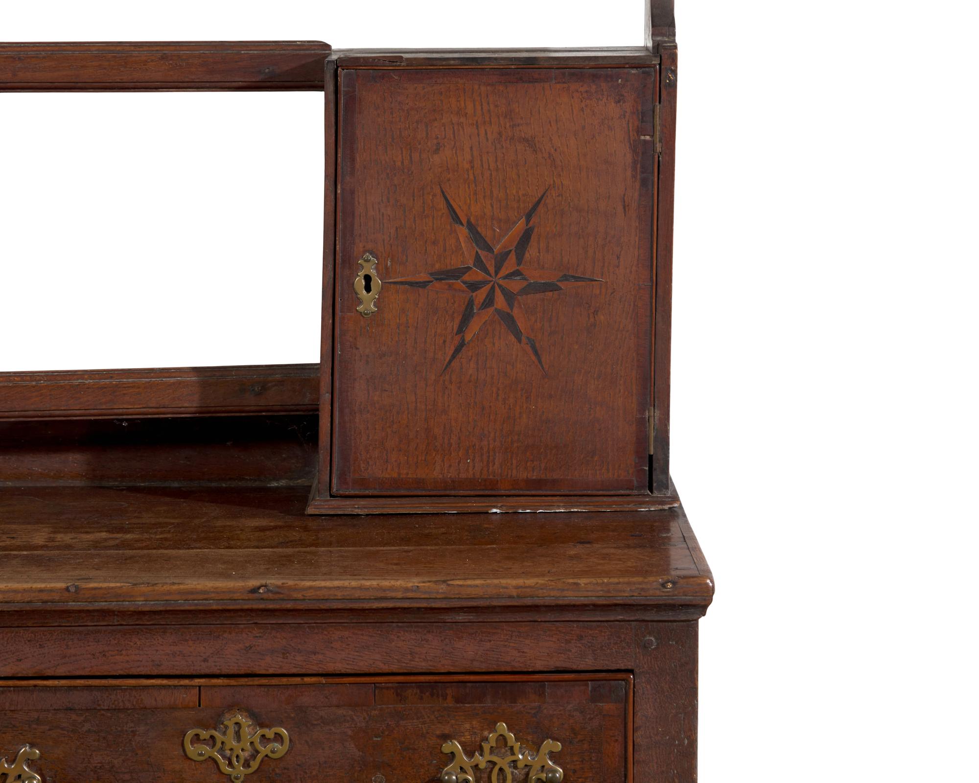 A Welsh George III Inlaid Oak Dresser