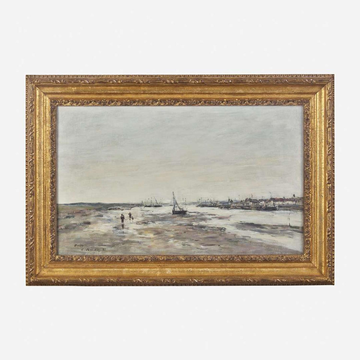 Eugène Boudin (French, 1824–1898) Étaples, Marée Basse