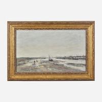 Eugène Boudin (French, 1824–1898) Étaples, Marée Basse