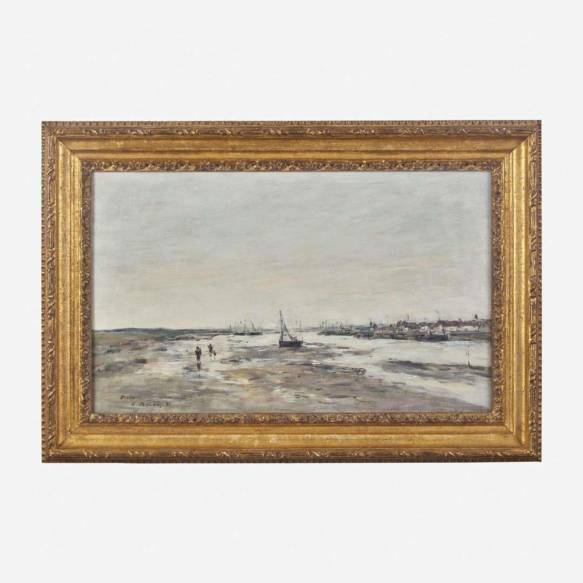 Eugène Boudin (French, 1824–1898) Étaples, Marée Basse