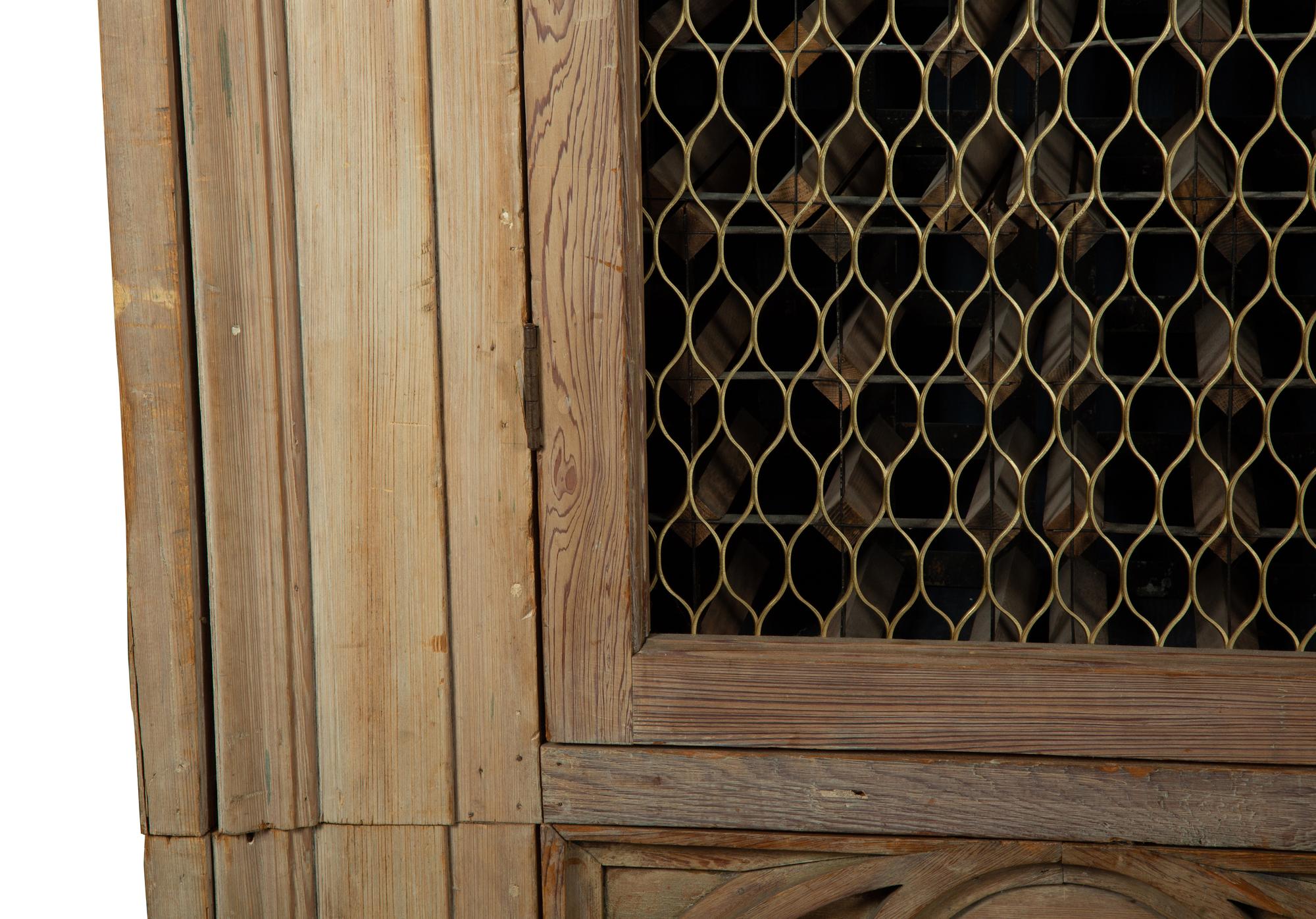 A French Cerused Oak Wine Cabinet — CIRCA 1800 WITH LATER ELEMENTS