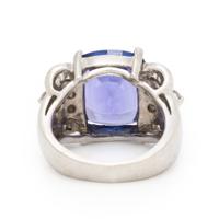 Tanzanite and Diamond Ring