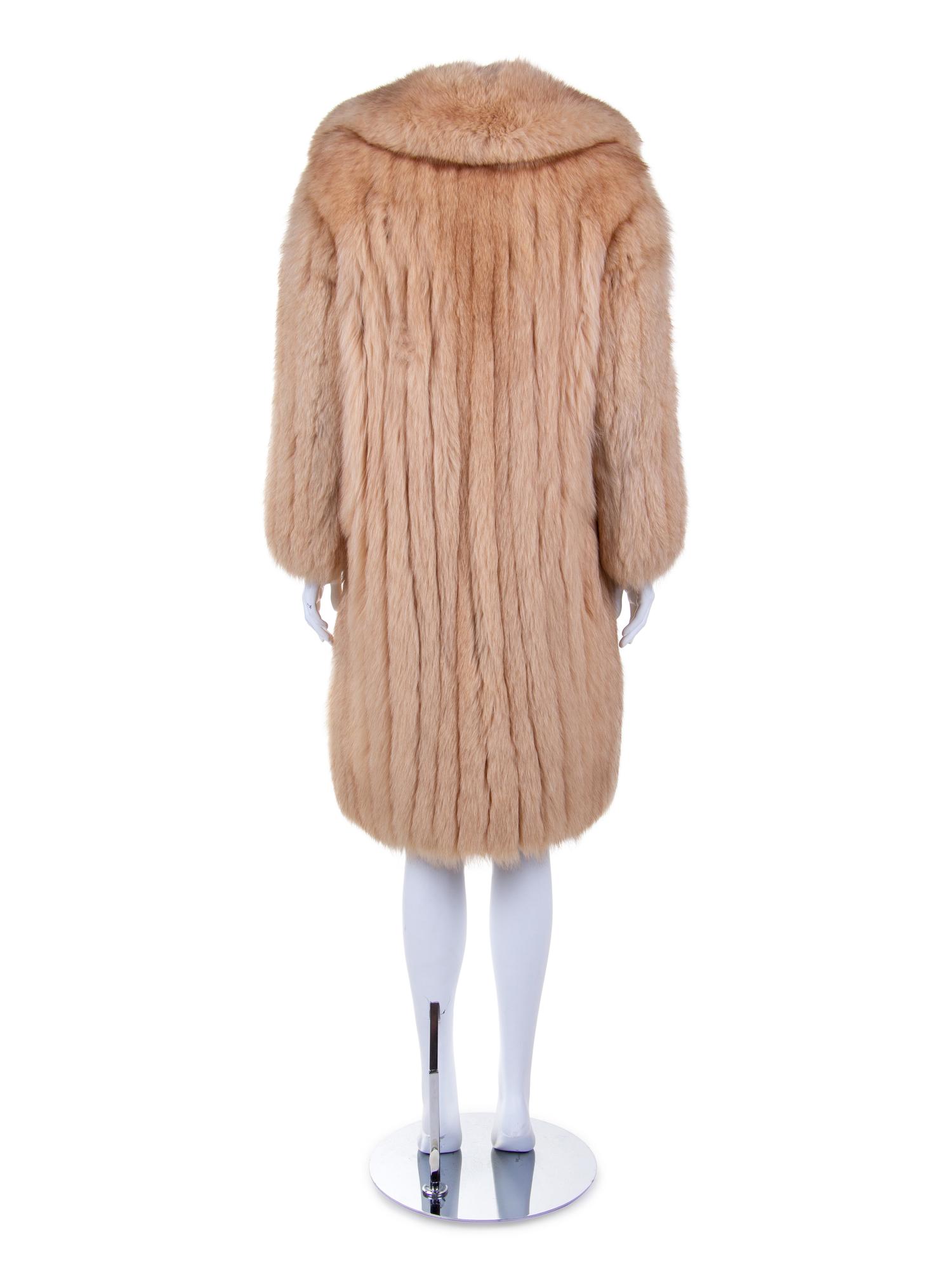 Szor-Dienes Fox Coat and Belt, 1970s