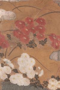 A Four-Fold Floor Screen