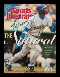 A Ken Griffey Jr. Signed Autograph May 7, 1990 Newsstand Issue of Sports Illustrated With Period Signature (Becket Authentication Services BAS Certified),