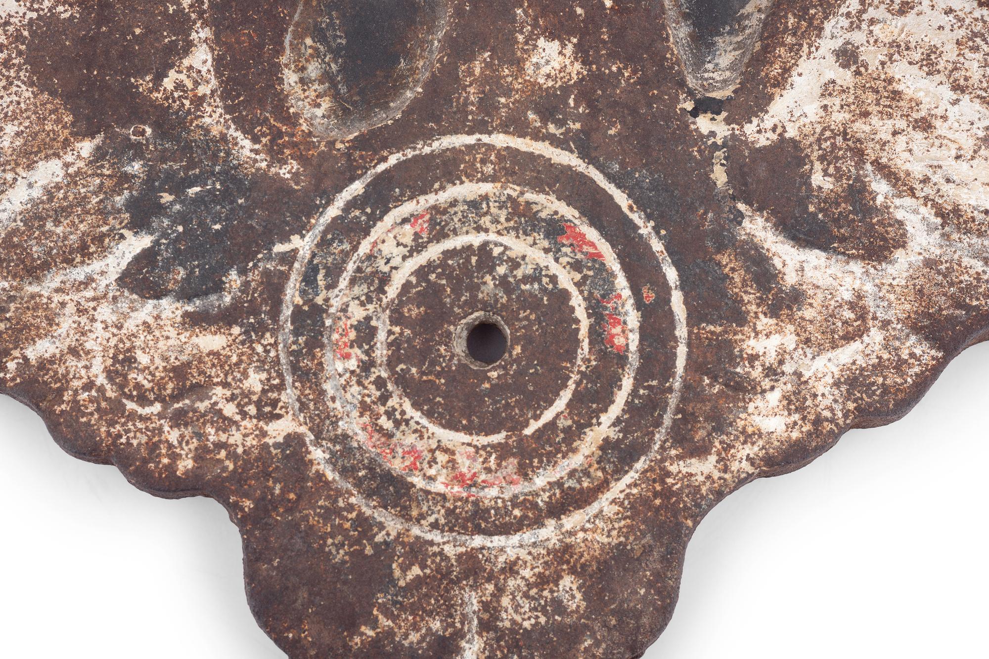 A Cast Iron Spread Winged Eagle Target