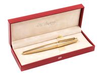 An S.T. Dupont Gold-Plated Ellipsis Fountain Pen