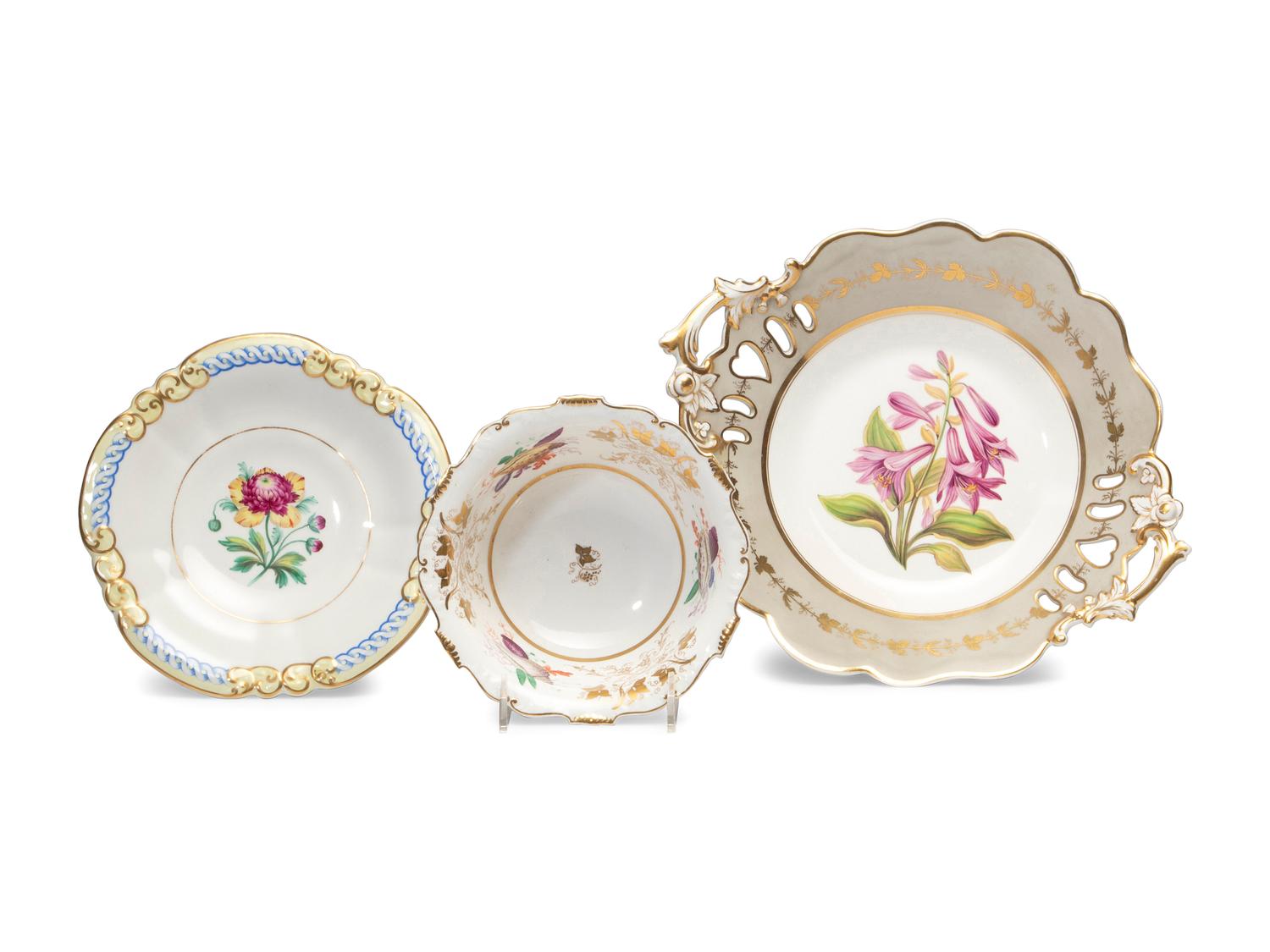 Two Paris Porcelain Compotes