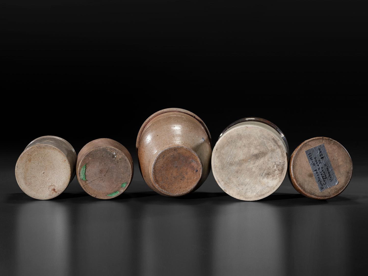 Twenty Stoneware Vessels