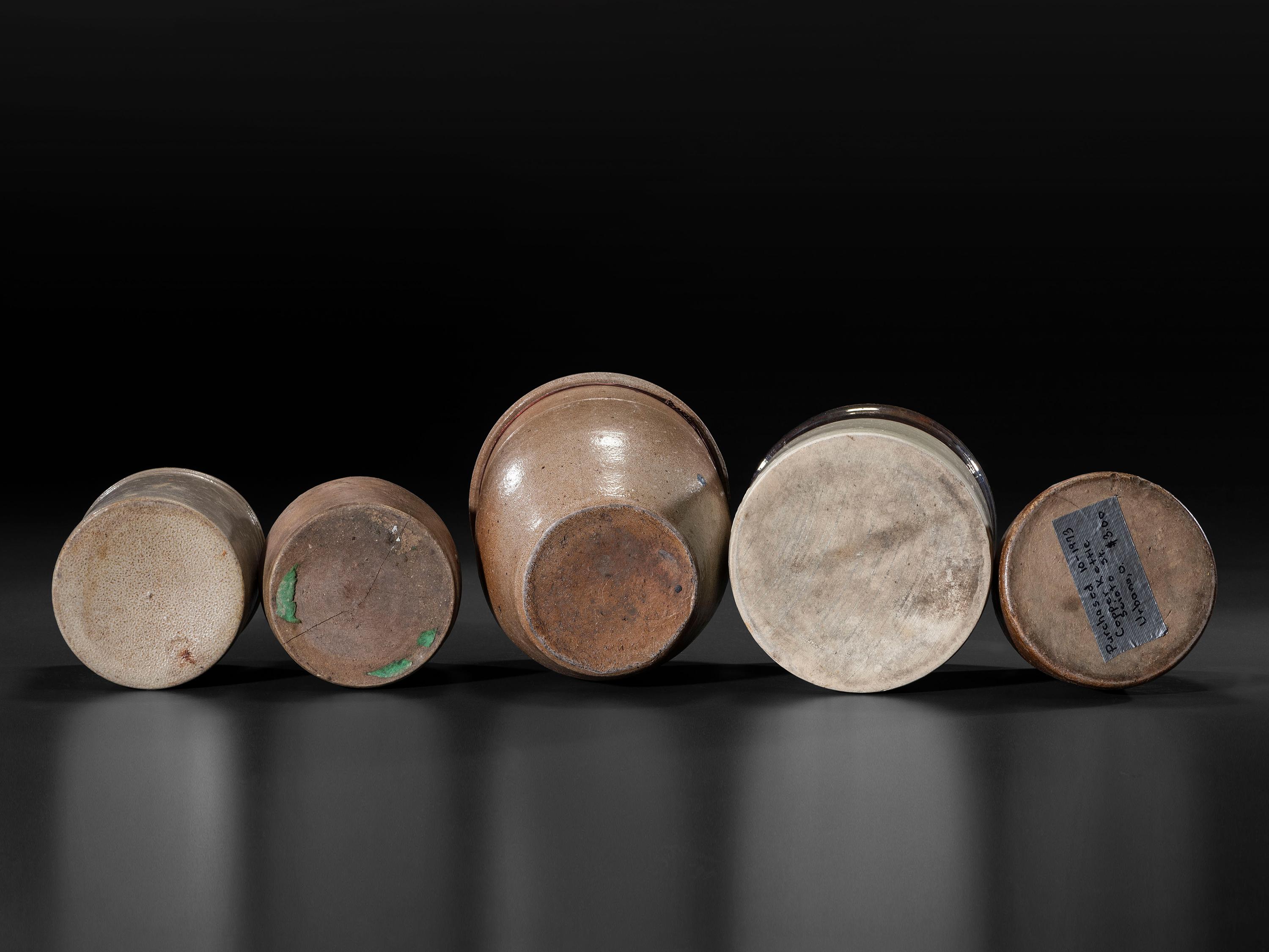 Twenty Stoneware Vessels