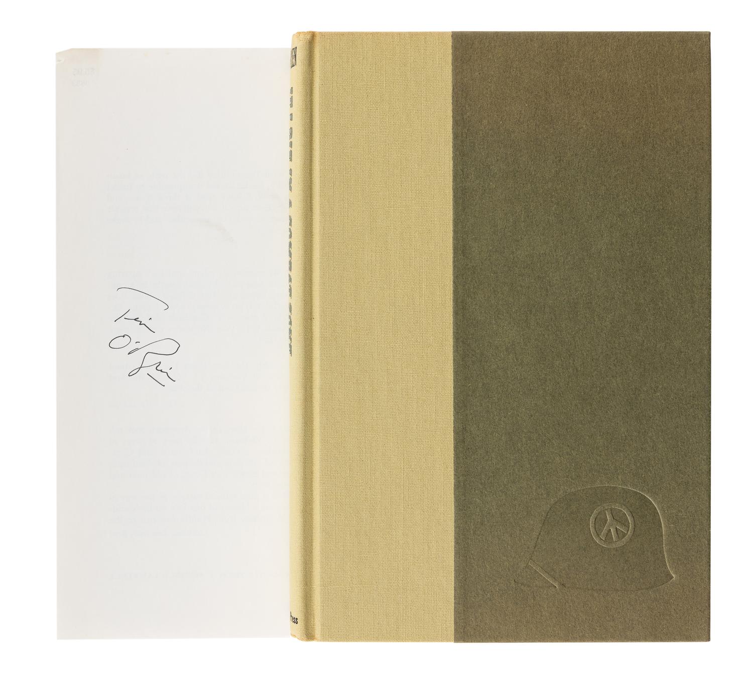 O’BRIEN, Tim (b. 1946). If I Die in a Combat Zone Box Me Up and Ship Me Home . New York: Delacorte Press/ Seymour Lawrence, 1973.