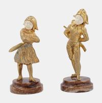 Two Art Deco sculptures of children