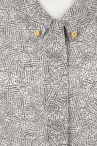 Chanel Address Print Button Front Dress, Spring 1999