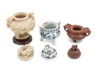 Three Chinese Incense Burners