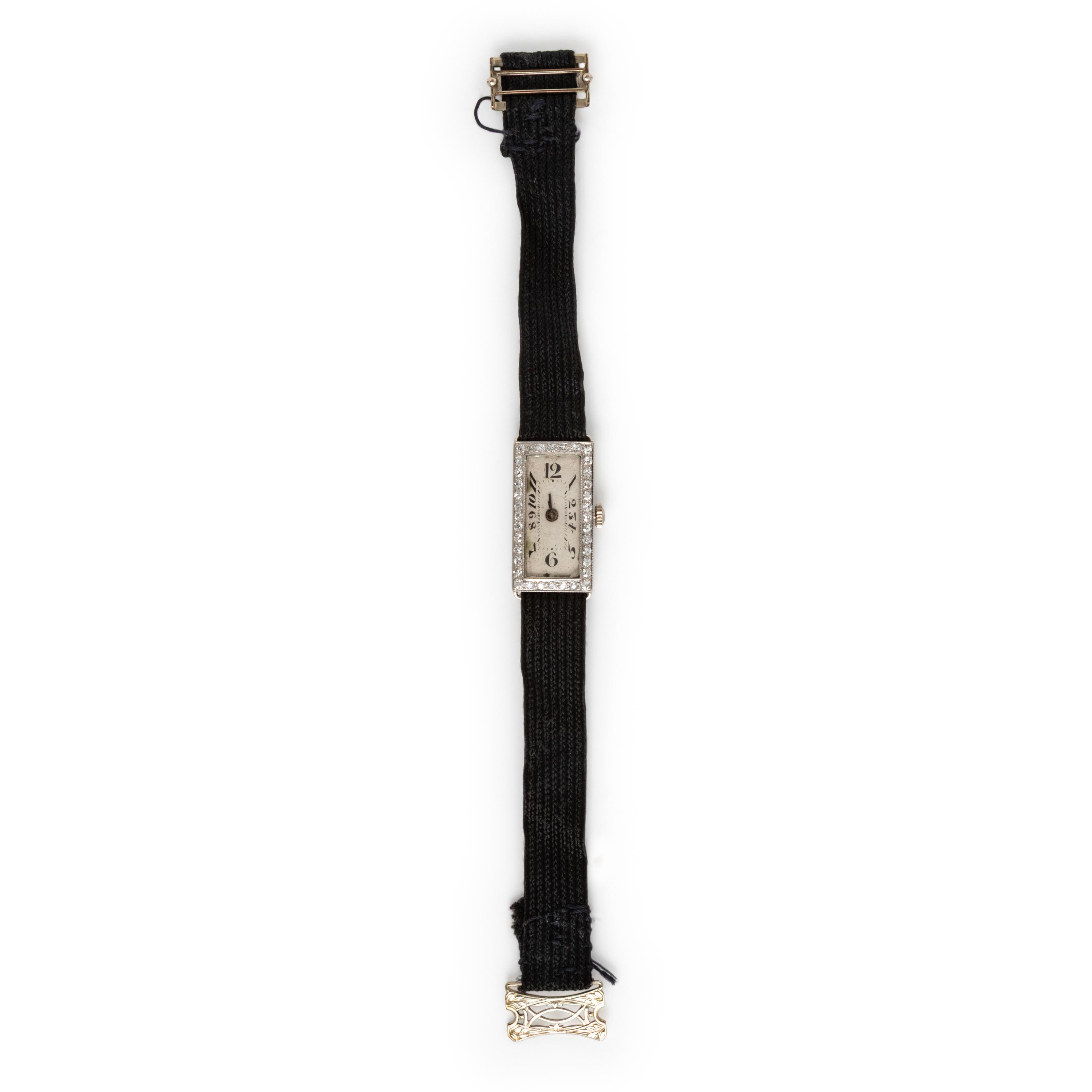 Art Deco, Diamond and Platinum Watch