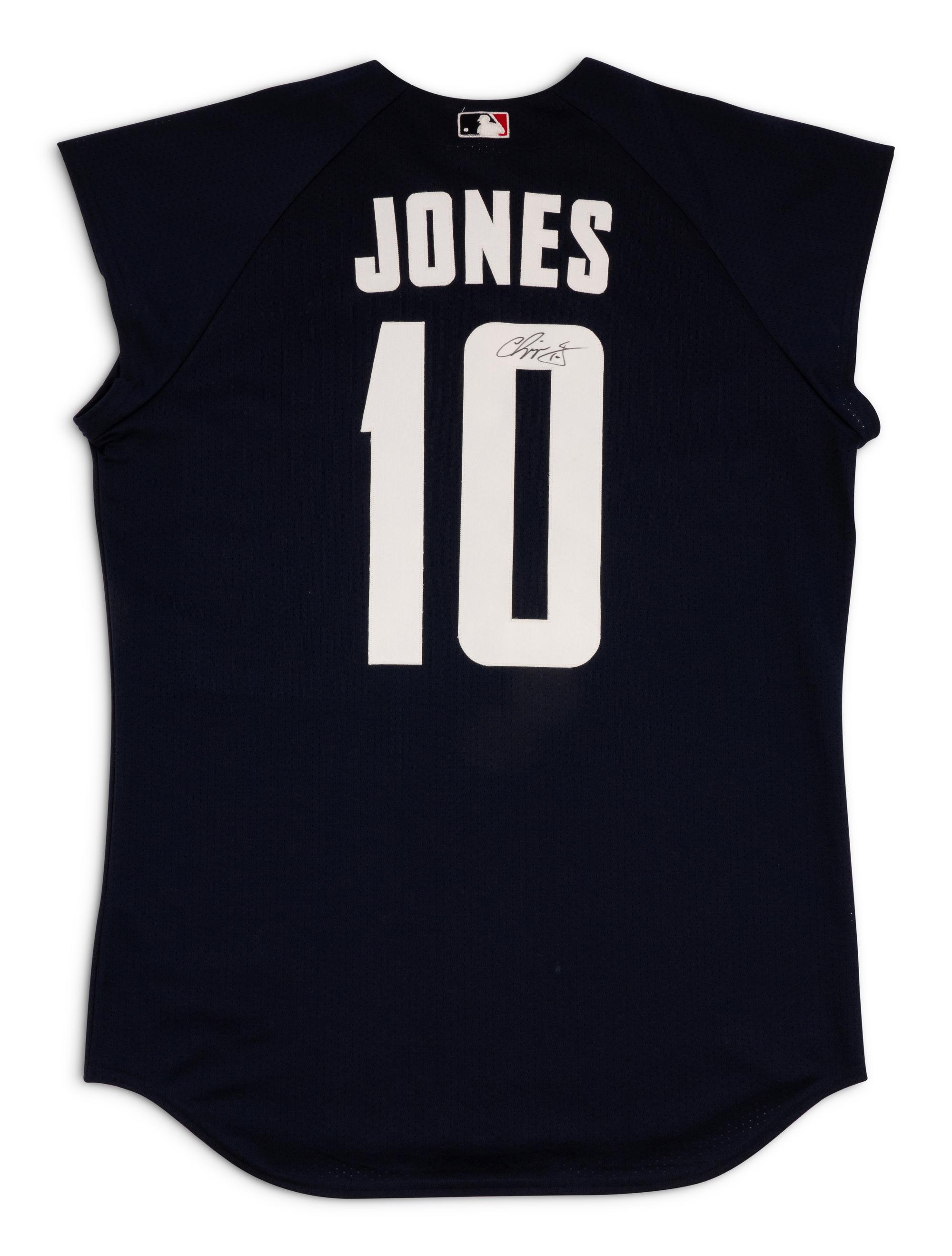 A Chipper Jones Signed Autograph Atlanta Braves All Star Jersey Sourced Directly From Team (Beckett Authentication Services),