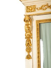 A Louis XVI Style White Painted and Parcel Gilt Armoire — Early 20th Century