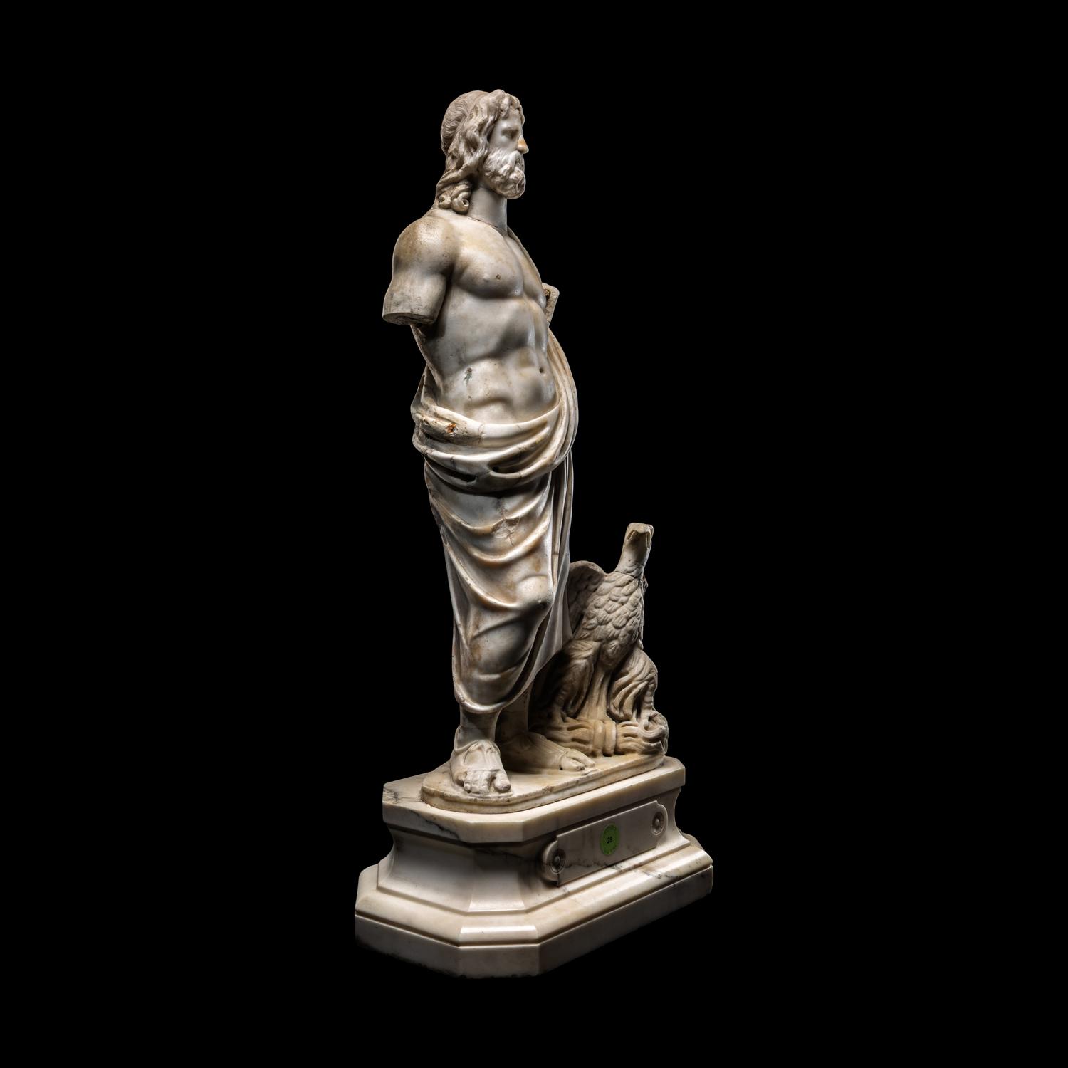A Roman Marble Figure of Jupiter