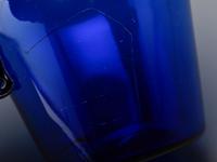 A Midwestern Glass Pitcher in Blue