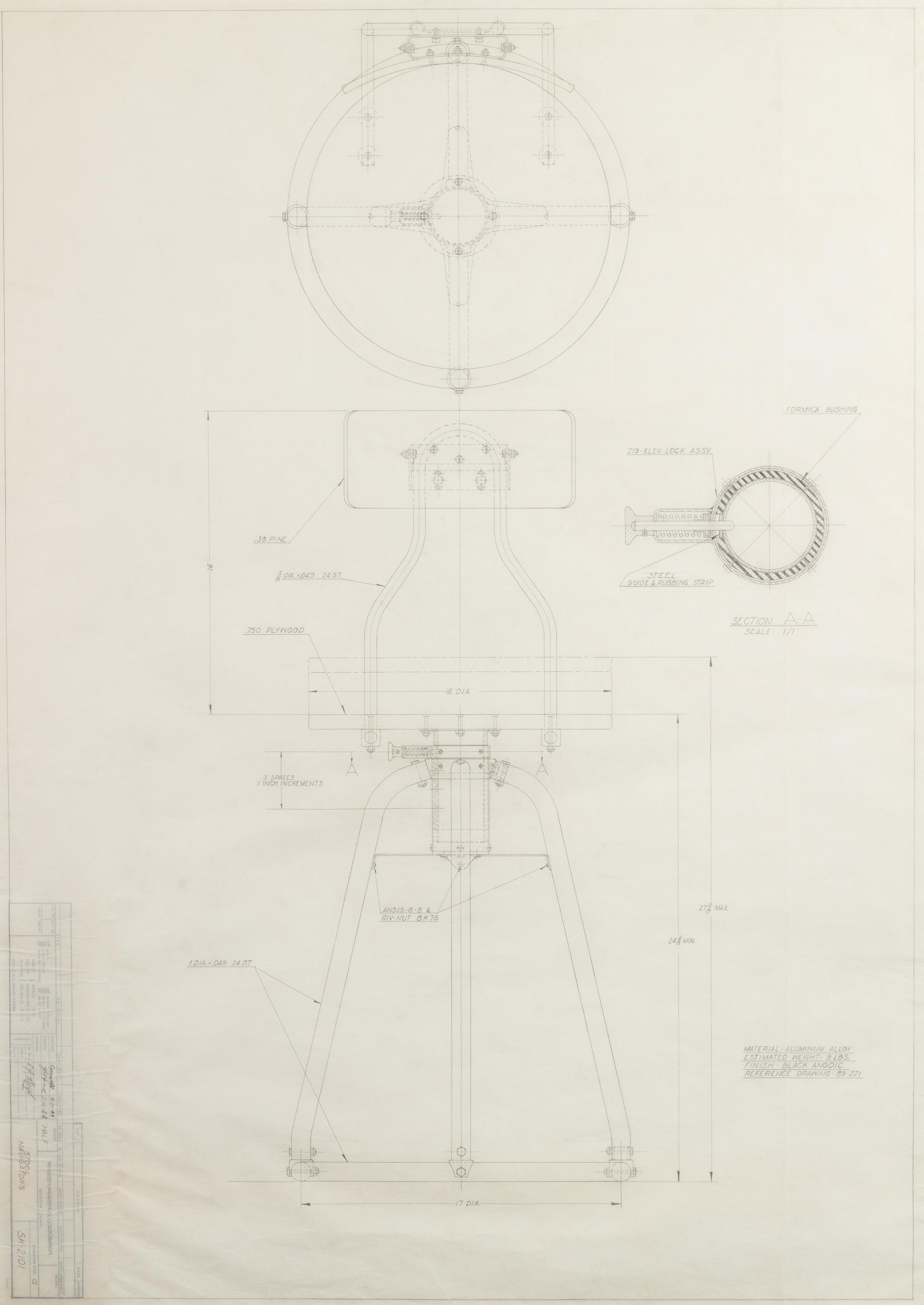 Untitled (Group of Six Mechanical Sketches)
