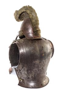 A Suit of Napoleon III Carabinier Parade Armor Height of breast plate 15 1/2 inches.
