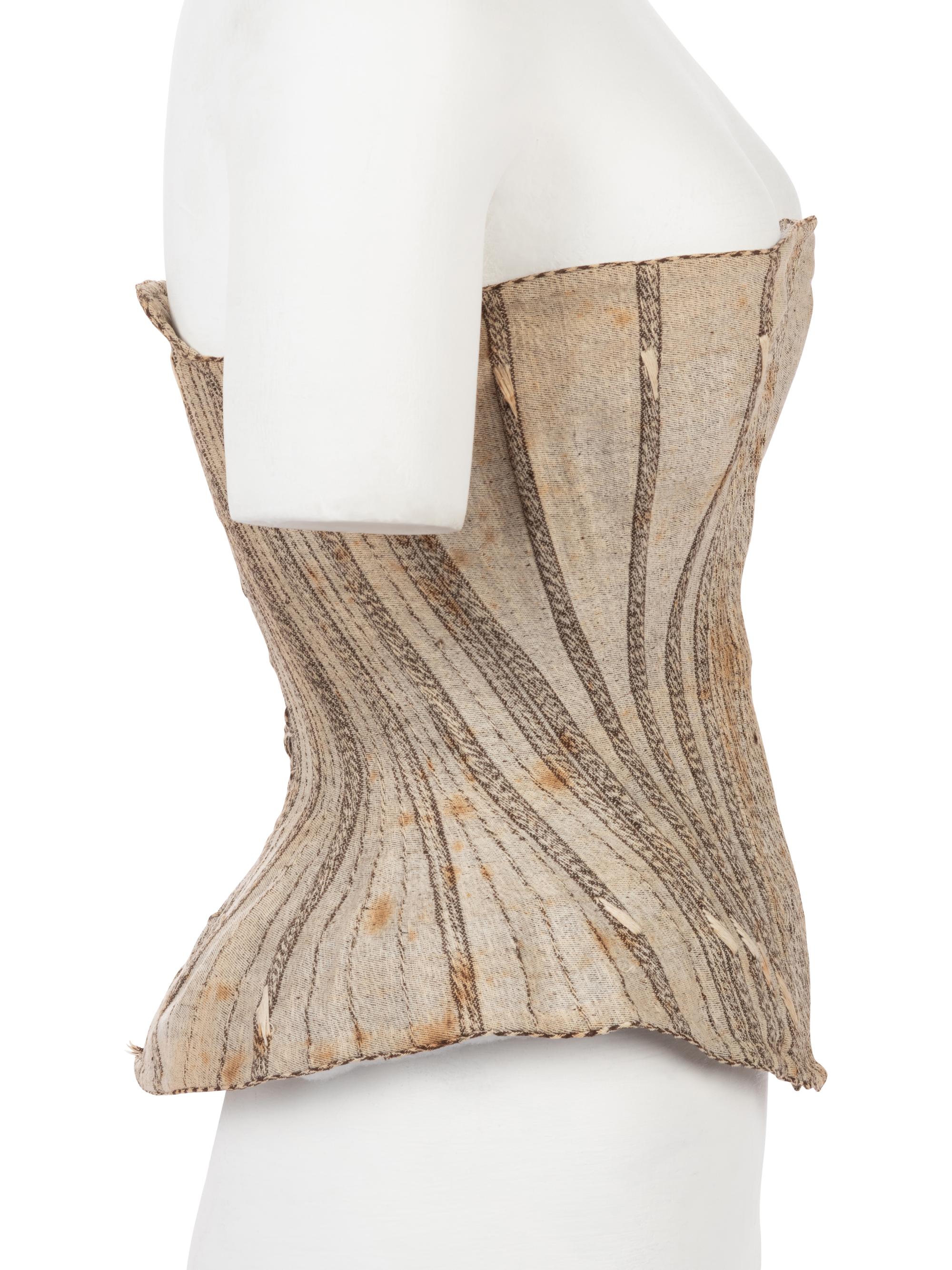 A Corset 'Woven in Two Pieces', 1880s
