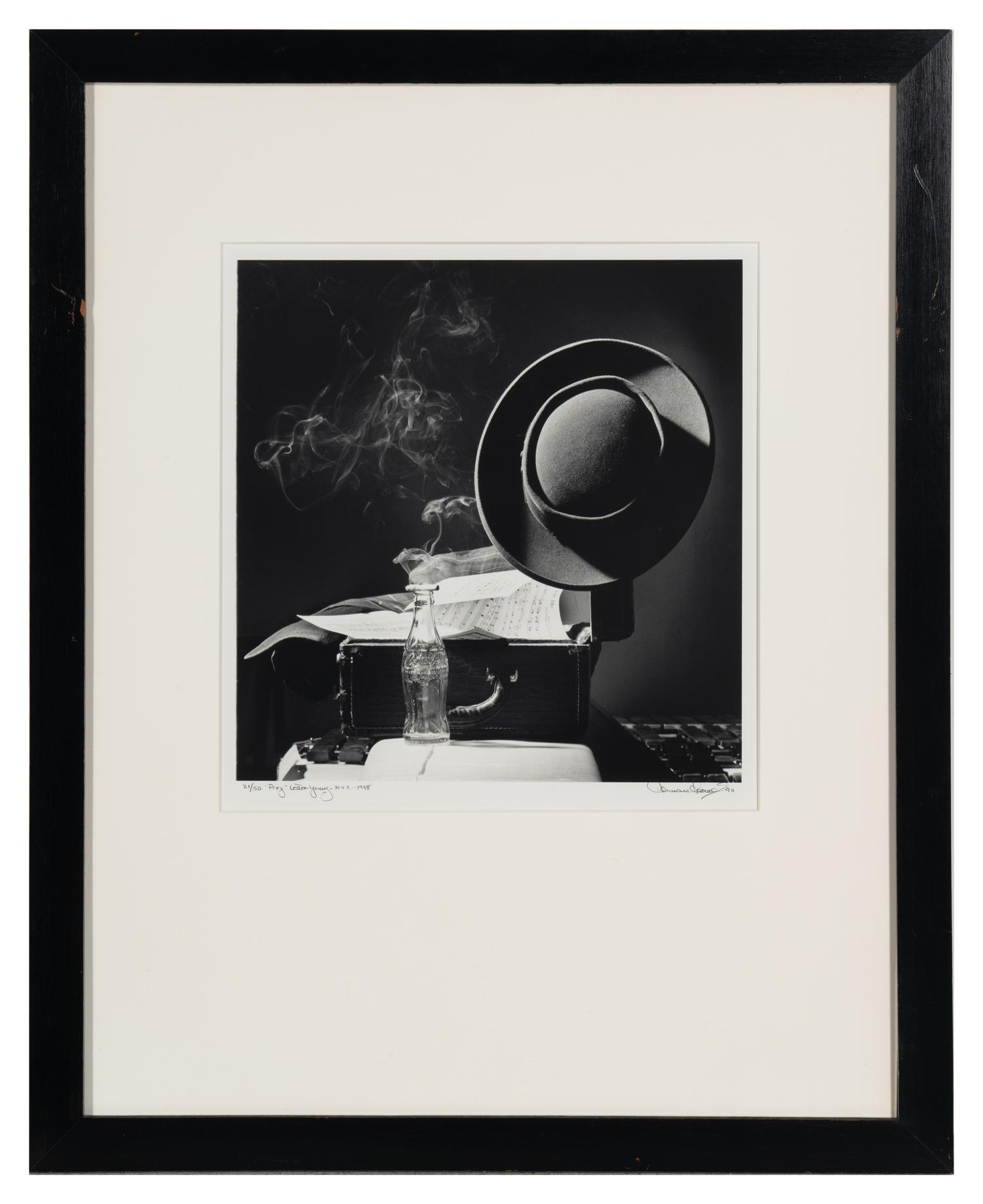 Herman Leonard (1923-2010) "Prez” Lester Young, NYC, 1948