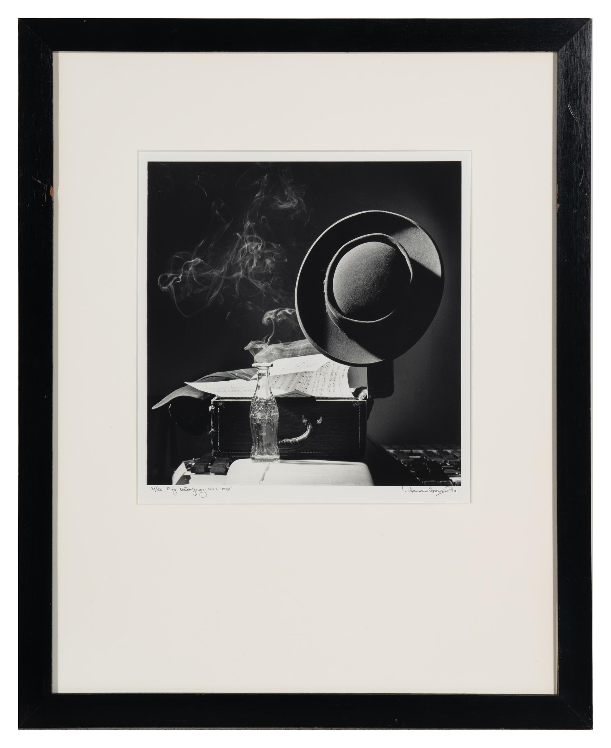 Herman Leonard (1923-2010) "Prez” Lester Young, NYC, 1948