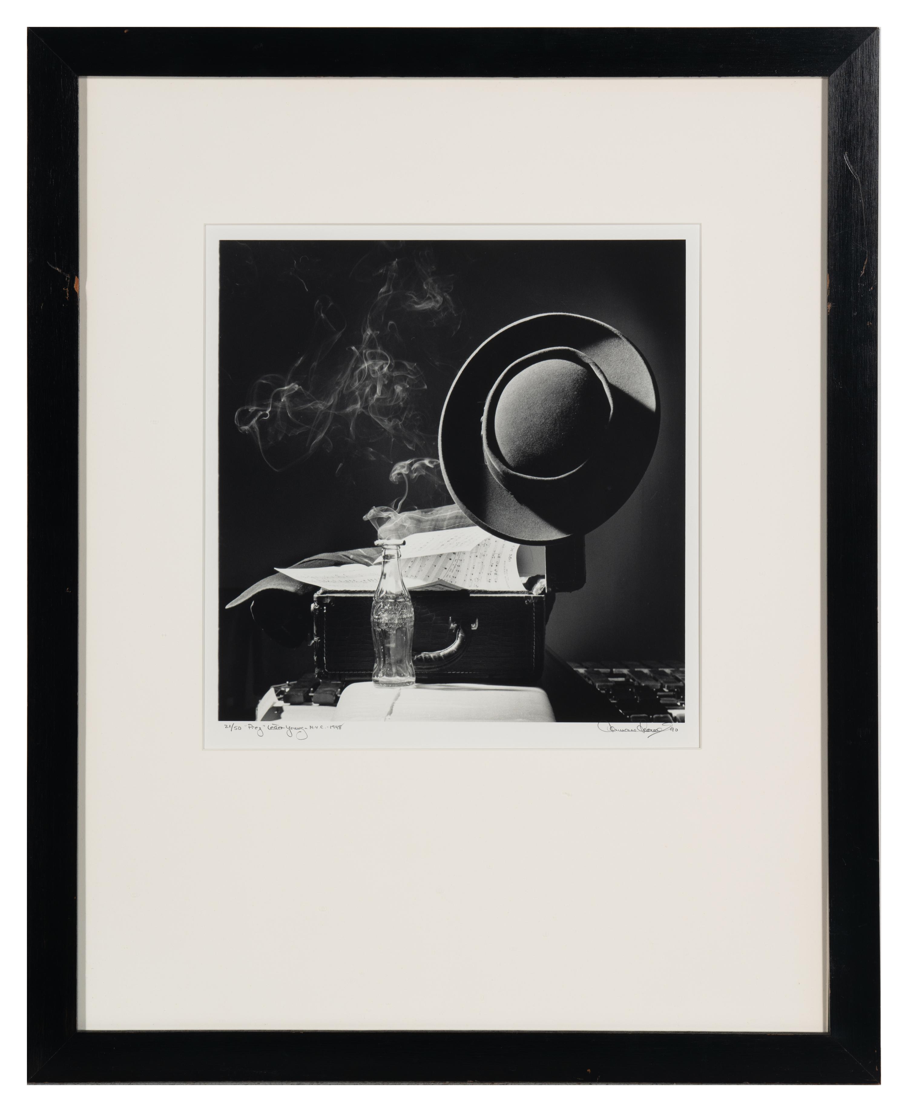 Herman Leonard (1923-2010) "Prez” Lester Young, NYC, 1948