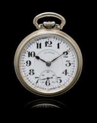 A Collection of Gold Filled Bunn Special Open Face Pocket Watches, Illinois,