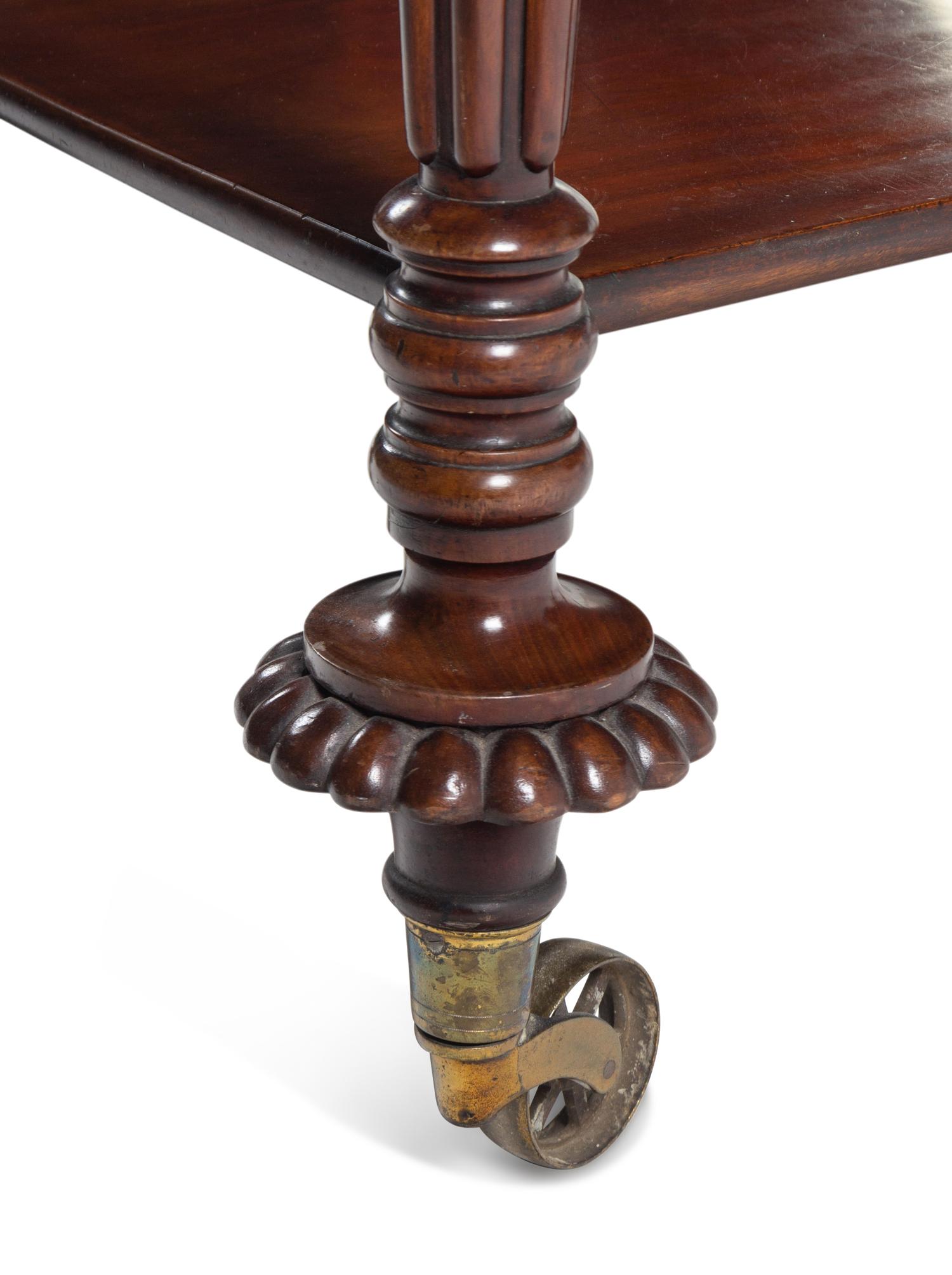 A William IV Figured Mahogany Server