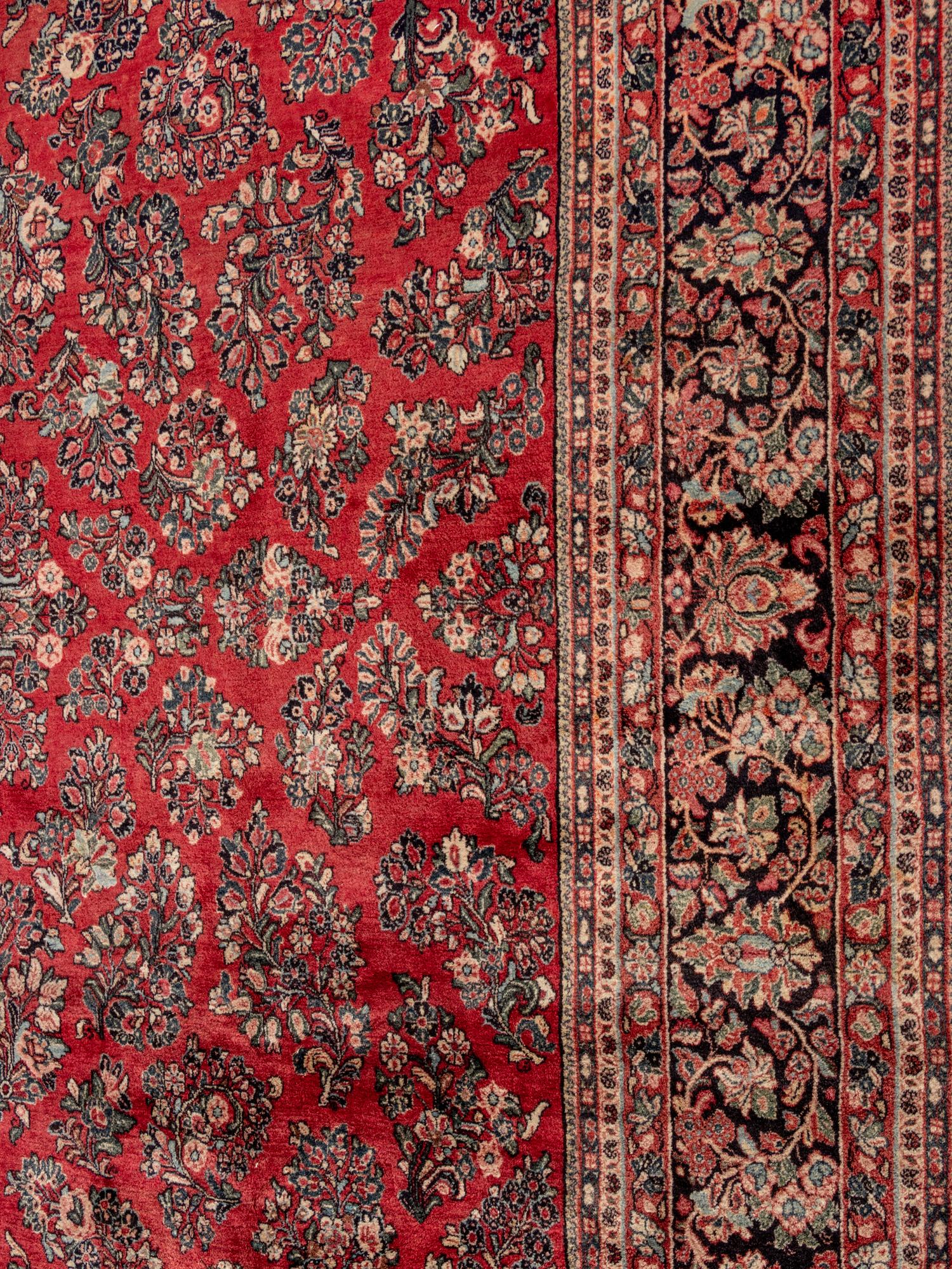 A Sarouk Wool Rug